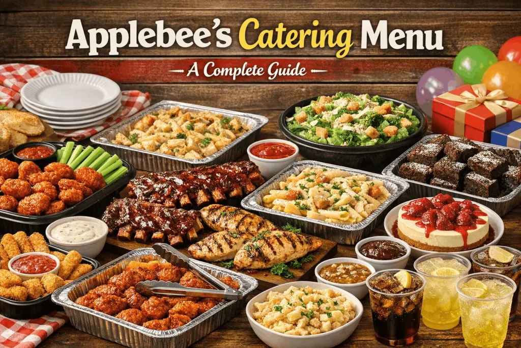 Applebee’s Catering Menu
