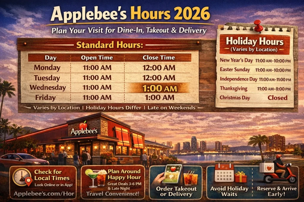 Applebee’s Hours